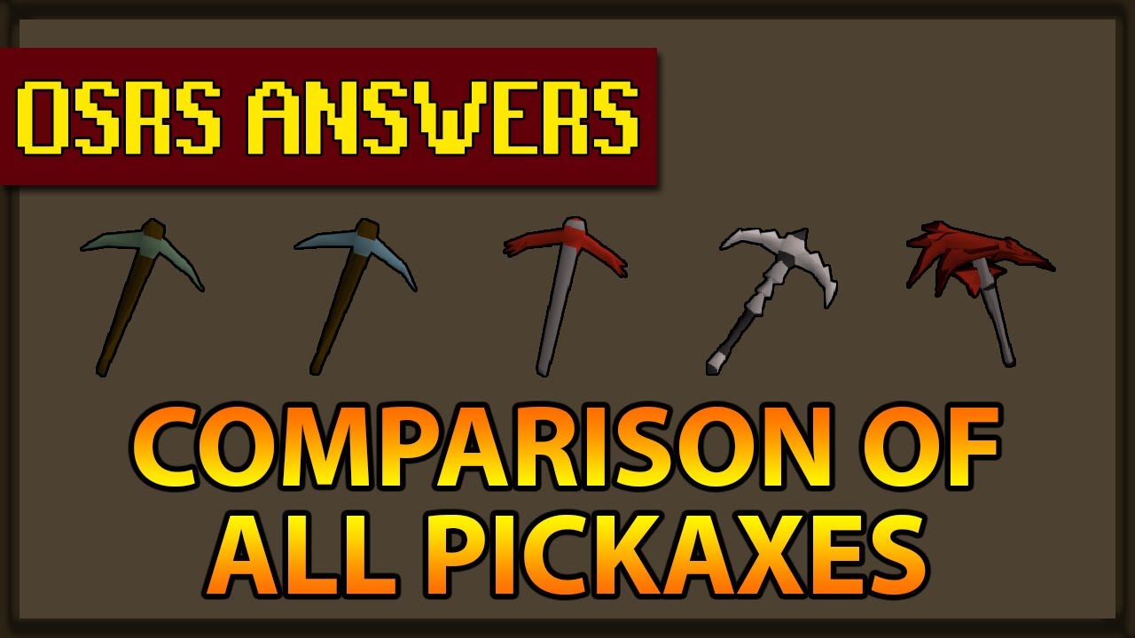 Osrs Answers | What'S The Difference Between Pickaxes?