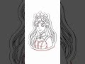 Easy Anime Queen Drawing Tutorial for Beginners! with Chillify