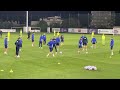 Trening Zmajeva pred utakmicu sa Crnom Gorom