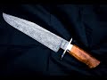 Forging a Mosaic Damascus Bowie Knife