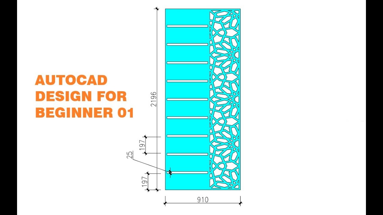 AutoCAD Design For Beginner 01 - YouTube