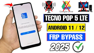 Tecno POP 5 LTE FRP Bypass Android 11 WITHOUT PC? Tecno Bd4 FRP Unlock✔️ POP 5 LTE Bd4a FRP Bypass