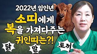 [2022년 소띠운세] 임인년 소띠에게 돈과 복을 가져다주는 최고의 귀인띠는?! (26세 38세 50세 62…