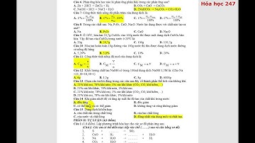 Đề thi học kì 2 môn Hóa học lớp 8 năm học 2020 - 2021 | Có đáp án | Đề số 3