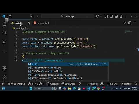 JavaScript DOM Manipulation Explained | innerHTML & style (Beginner Friendly)