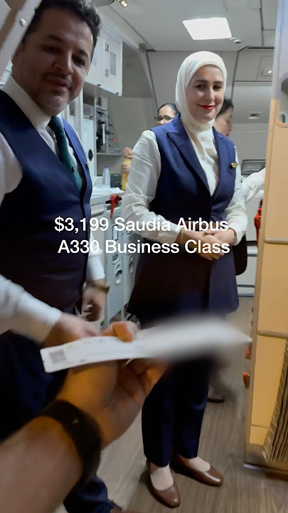 I Paid $3199 For Saudia Business Class on Airbus A330