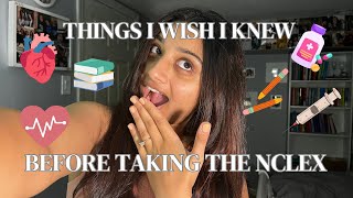 THINGS I WISH I KNEW BEFORE TAKING THE NCLEX | ngn nclex, pearson vue trick, etc