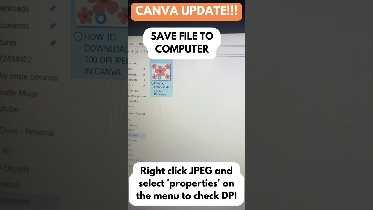 CANVA 2023 UPDATE! How to download a 300 DPI JPEG Image FAST !!
