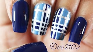 Plaid Nails | Dee2102