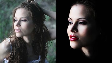 Natural Light Portrait into Low Key. Photoshop Tutorial