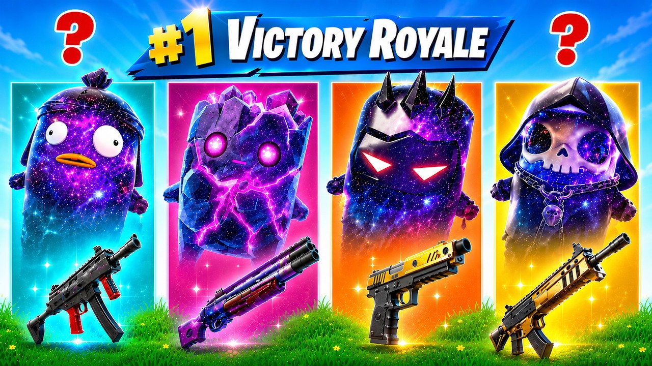 Die *ZUFÄLLIGE* GALAXY Sprite Boss Skin Challenge in Fortnite
