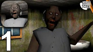 GRANNY HORROR GAME - Gameplay Part 1 - Trying to stay alive (iOS Android) screenshot 5