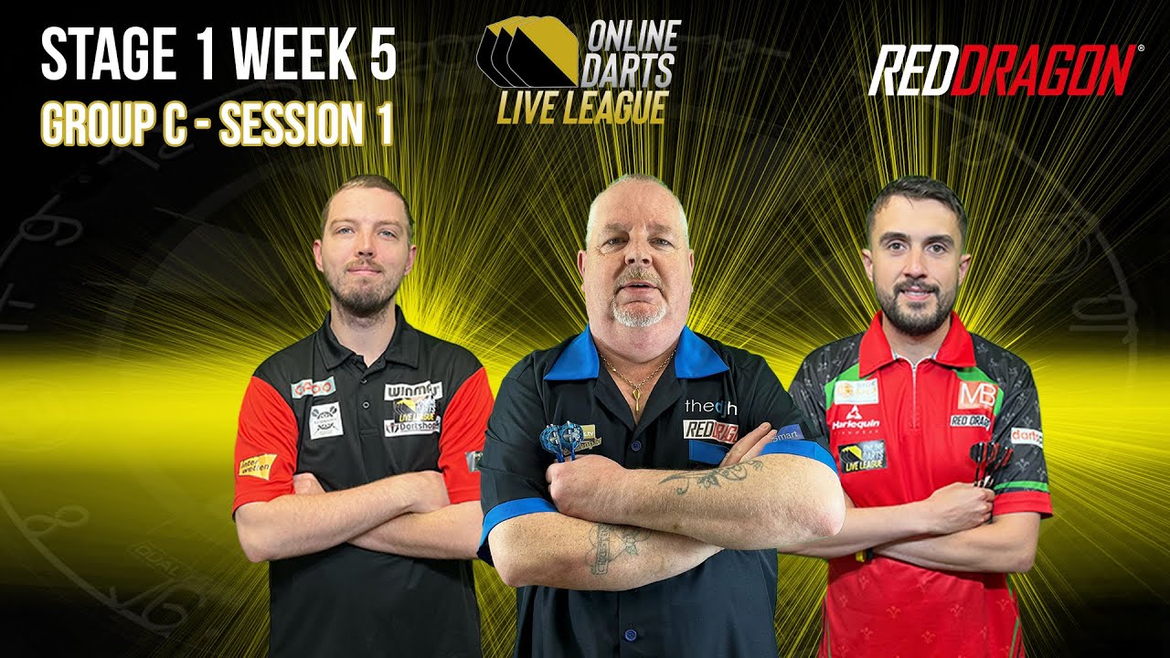 ONLINE DARTS LIVE LEAGUE Stage 1 Week 5 GROUP C - Session 1