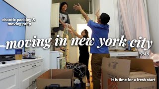 a very *chaotic* packing & moving prep to my nyc apartment (moving in nyc alone at 34 vol.9)