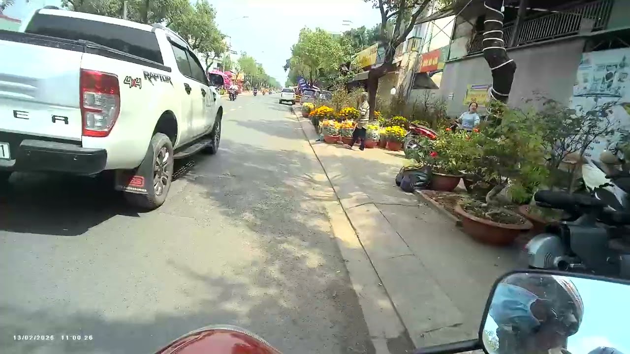 26 Tết  cập nhật tình hình Cô Chú đi mua cây mua hoa buổi trưa.