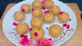 मैंदा बेसन से बनाए 10 मिनटों मे लड्डू आसान भी और स्वादिष्ट भी । Maida Besan ke laddu Recipe