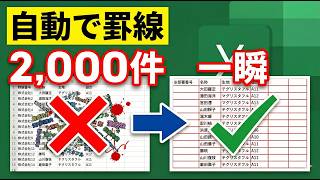 Excel] Handle 2,000 Rows Instantly! Use Conditional Formatting to