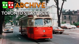 TT Archive - Toronto's Last PCC