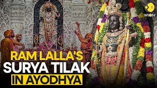 Surya Tilak: Ayodhya's Ram Mandir releases trial video of 'Surya Tilak' | WION Originals Resimi