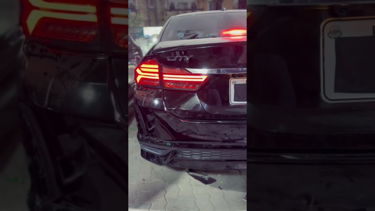 Honda city v1 tail lights installed for price and details call 03075818238 