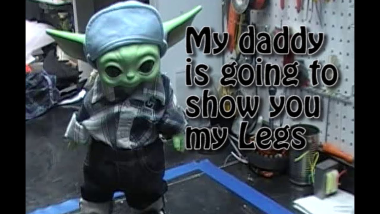 Making Baby Yoda legs YouTube