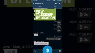 WAVE Mobile Communicator Push-to-Talk Application Features screenshot 1