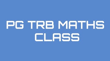 Pg Trb maths free class / statistics 1 ( probability sum )