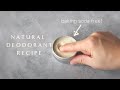 Baking soda free natural deodorants recipe: NO itchy armpits!