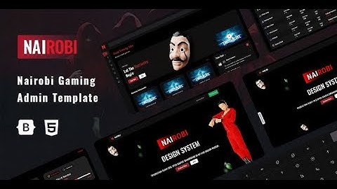 Nairobi | Free Bootstrap 5 Gaming Admin Dashboard inspired by Money Heist | Iqonic Design