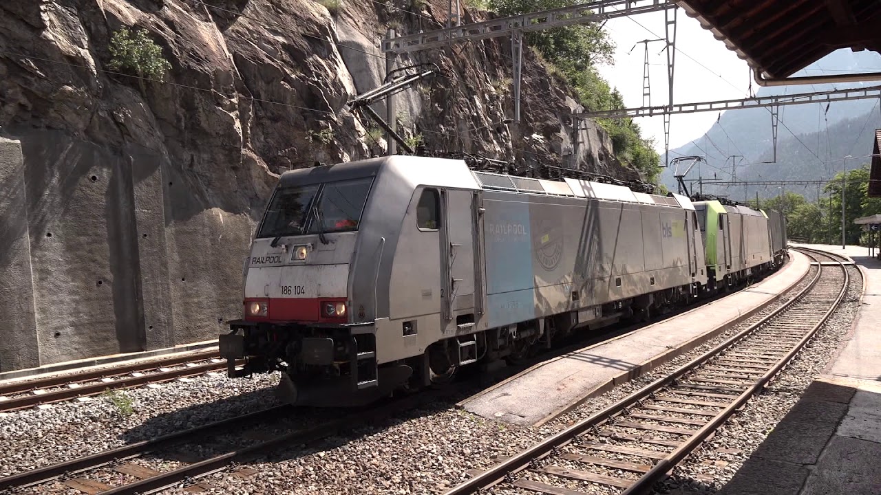 Lötschberg Südrampe Juni 2018