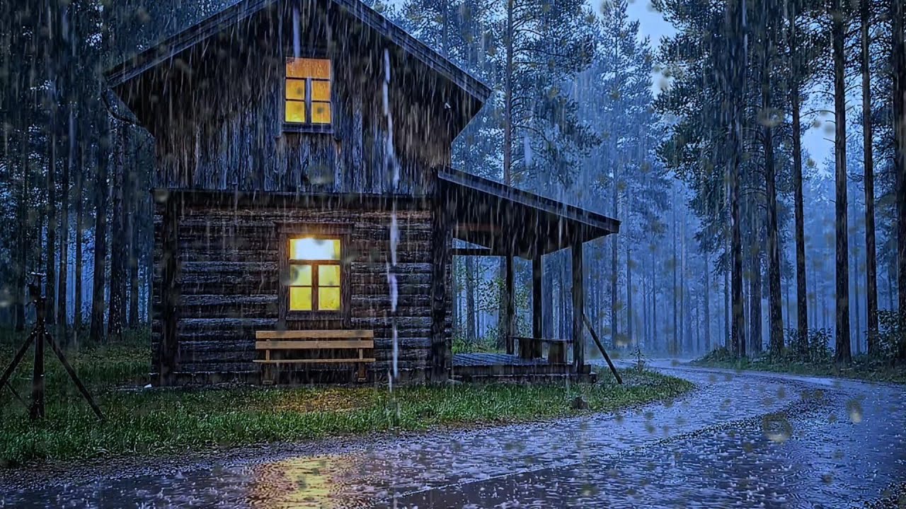 Natural Rain Sounds for Deep Sleep & Stress Relief 🌧️ ( No Ads ) | Calm White Noise