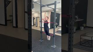 Banded Kip Swing drill