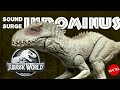 2023 mattel jurassic world sound surge indominus rex review