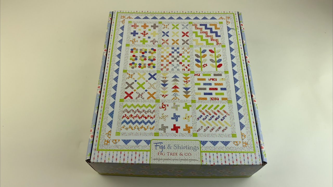 Moda Figs and Shirtings Stichery Sampler Quilt Kit by Fig Tree and Co ...