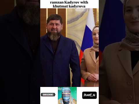 Ramzan Kadyrov with khutmat kadyrova #shorts #chechen #russia