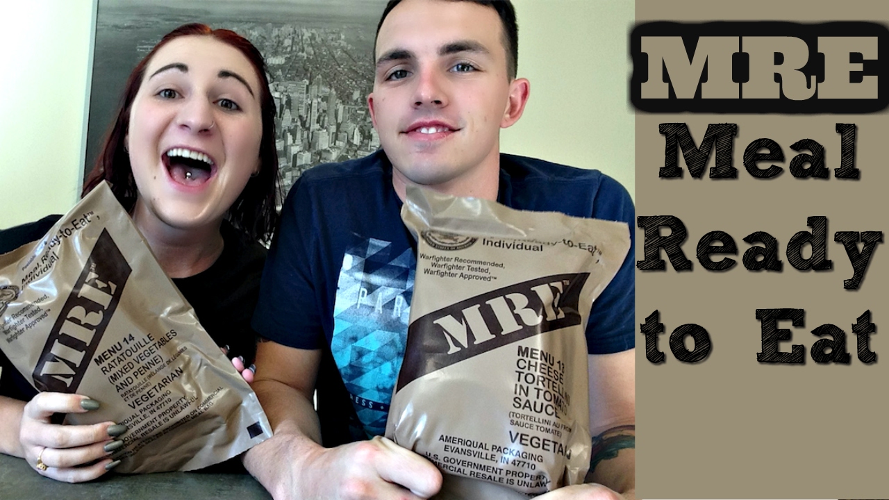 MILITARY MRE TASTE TEST - YouTube