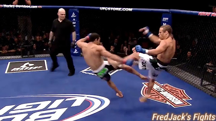Jose Aldo BRUTAL Leg Kicks on Urijah Faber #mma #josealdo