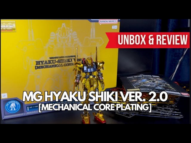 Unbox & Review ] *RARE* MG Hyaku Shiki Ver. 2.0 [Mechanical Core