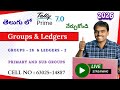 Creation and Management of Groups &amp; Ledgers in Tally Prime 7.0
