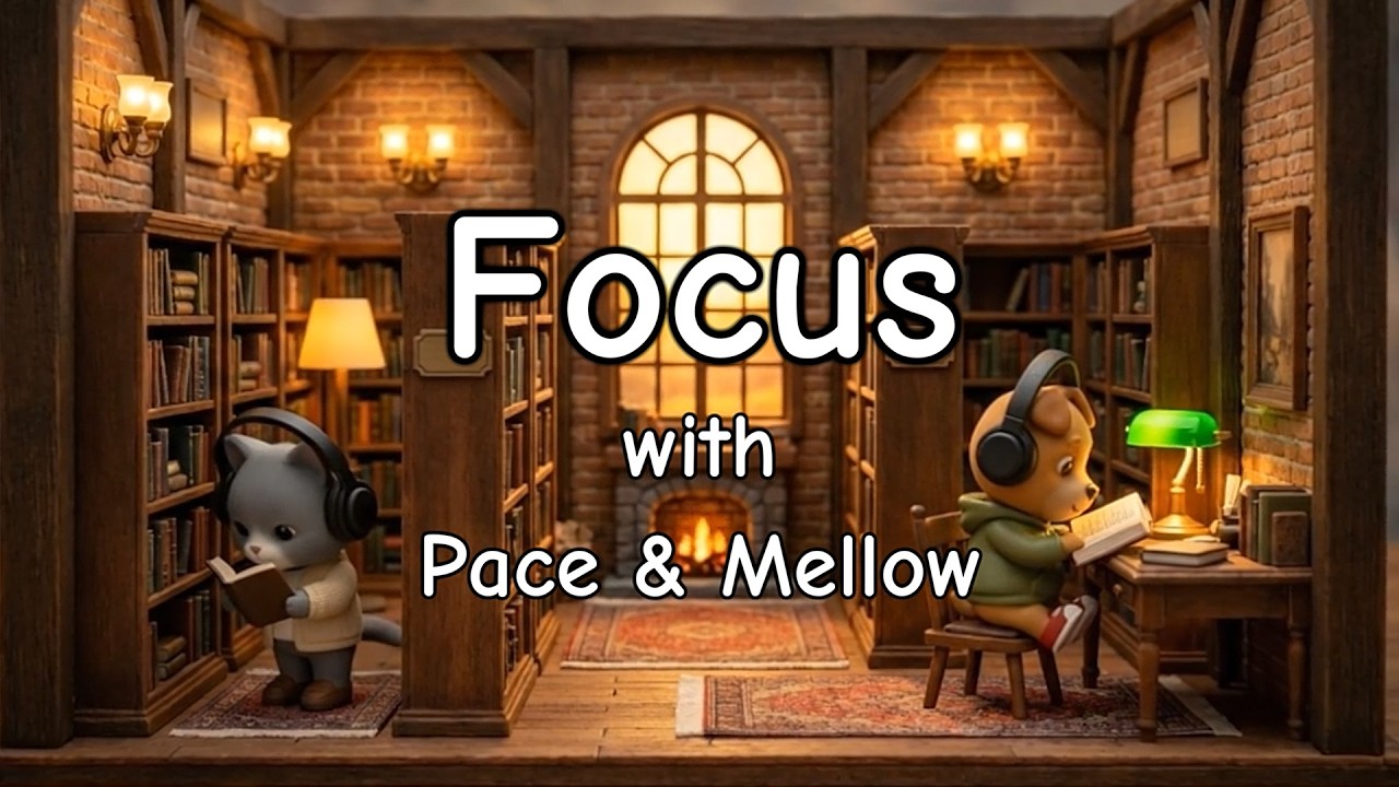Focus with Pace & Mellow 🌿🎧 | New Friend ✨ | Piano Focus Music for Study & Reading