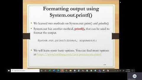 Java I   Chapter 3A   Class 3   Part 2   Formatting   CW and Programming Assignment