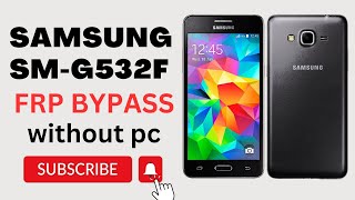 Samsung g532f frp bypass/google account remove 6.0.1 grand prime plus frp lock bypass without pc