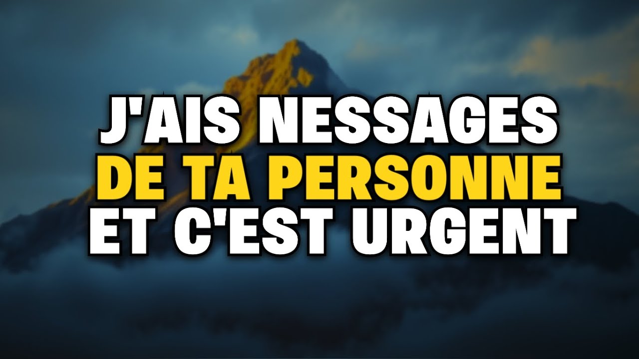 😱 J AI 3 MESSAGES de ta personne et c est urgent — cela va te choquer Carl Jung