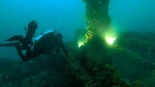 Underwater shipwreck exploration - Francesca Da Rimini (II world war wreck) part 2