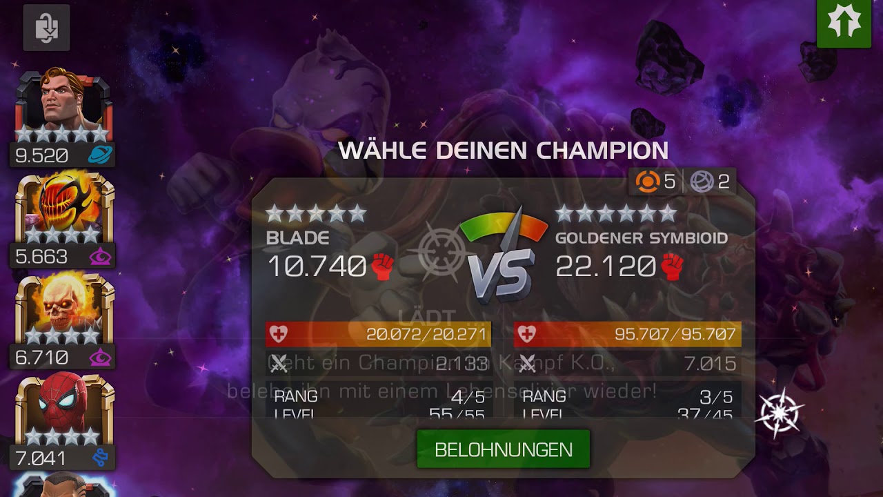 Blade vs Golden Symbioid Epic