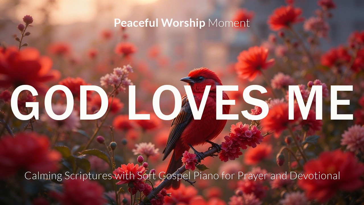 GOD LOVES ME | Deep Prayer Piano Worship Music with Scripture & Beautiful Nature Scenes