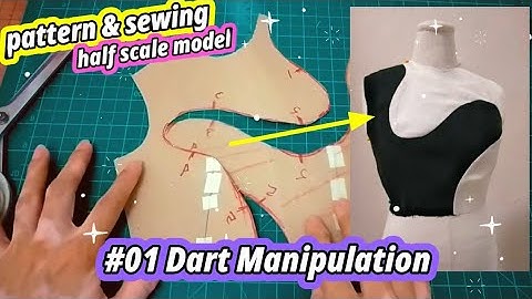 ✂️ #01 Dart Manipulation × Pattern & Sewing Tutorial × Pattern Making for Beginners