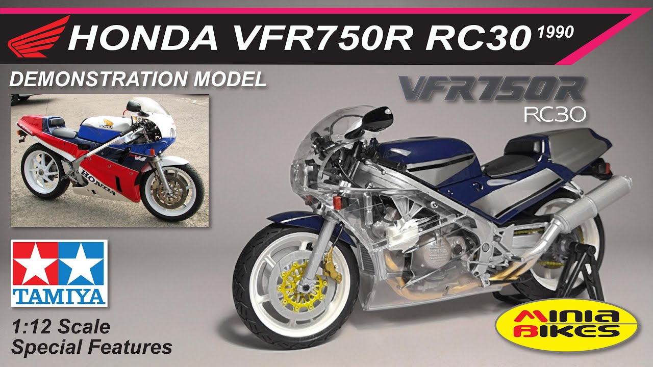 EP248 | HONDA VFR750R RC30 (1990) | TAMIYA | 1:12 SCALE | CLASSIC