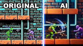 Teenage Mutant Ninja Turtles nes  Reimagined With Ai