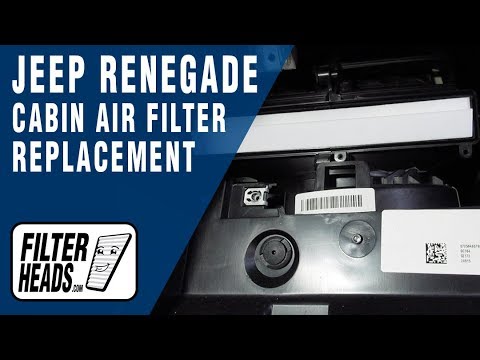 How to Replace Cabin Air Filter 2016 Jeep Renegade